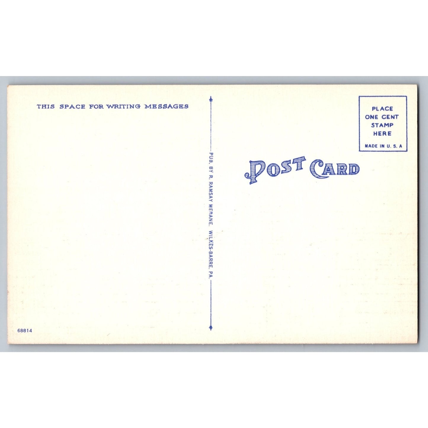 Ashland PA Pennsylvania US Post Office Citizens National Bank Linen Postcard