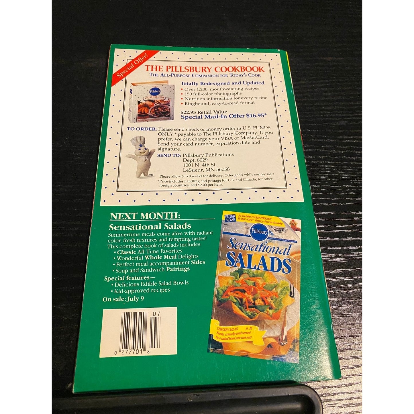 Pillsbury Classic Cookbook Booklet Jul 1991 Barbecue & Fixin's Recipes