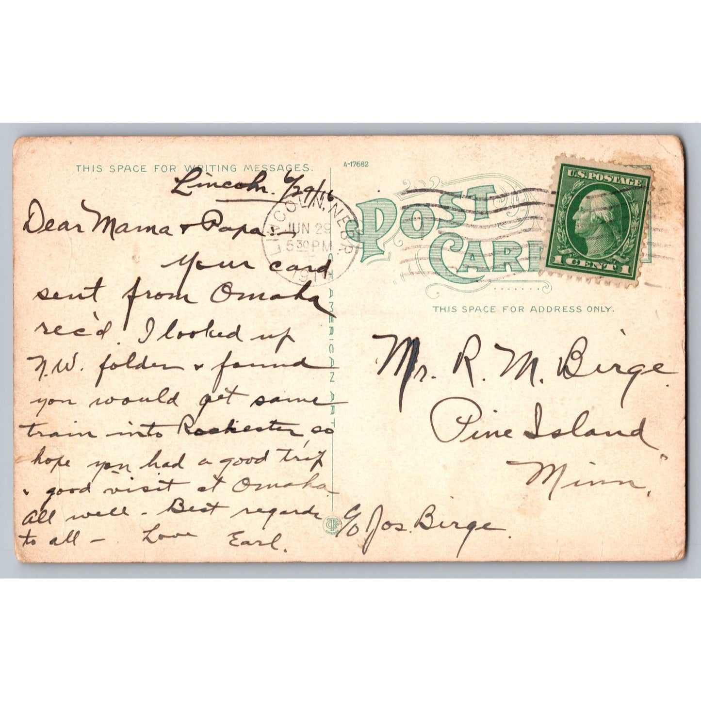 Lincoln NE Nebraska State Capitol White Border Postcard 1910