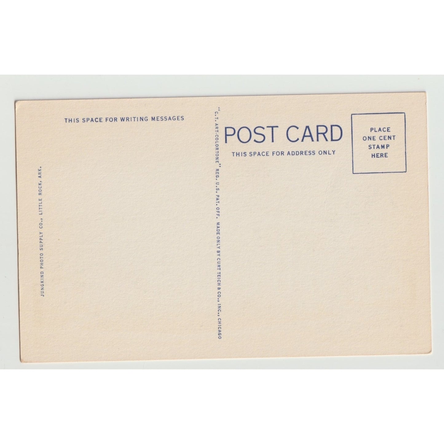 Little Rock AR Arkansas City Hall Fire Department White Border Postcard Unused