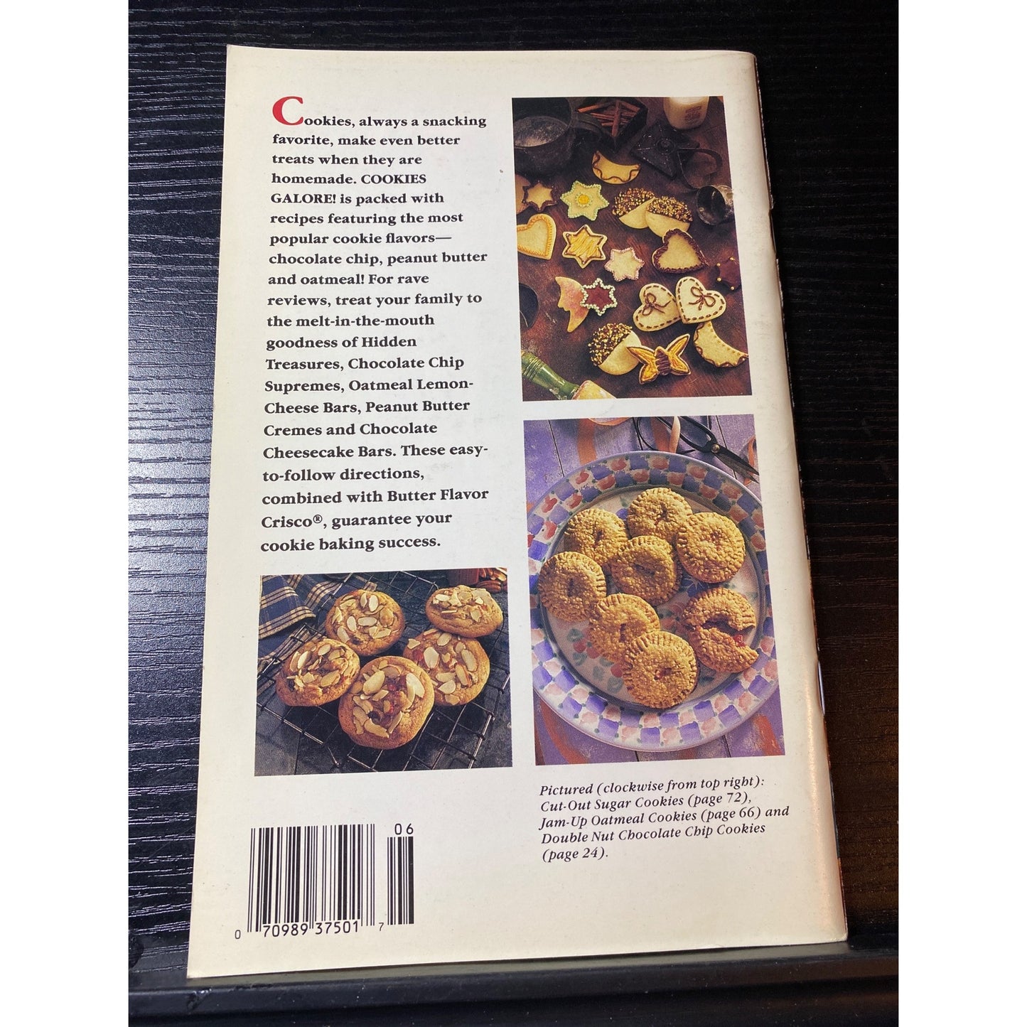 Crisco Cookies Galore! Favorite Recipes Cookbook Booklet 1990 Butter Flavor
