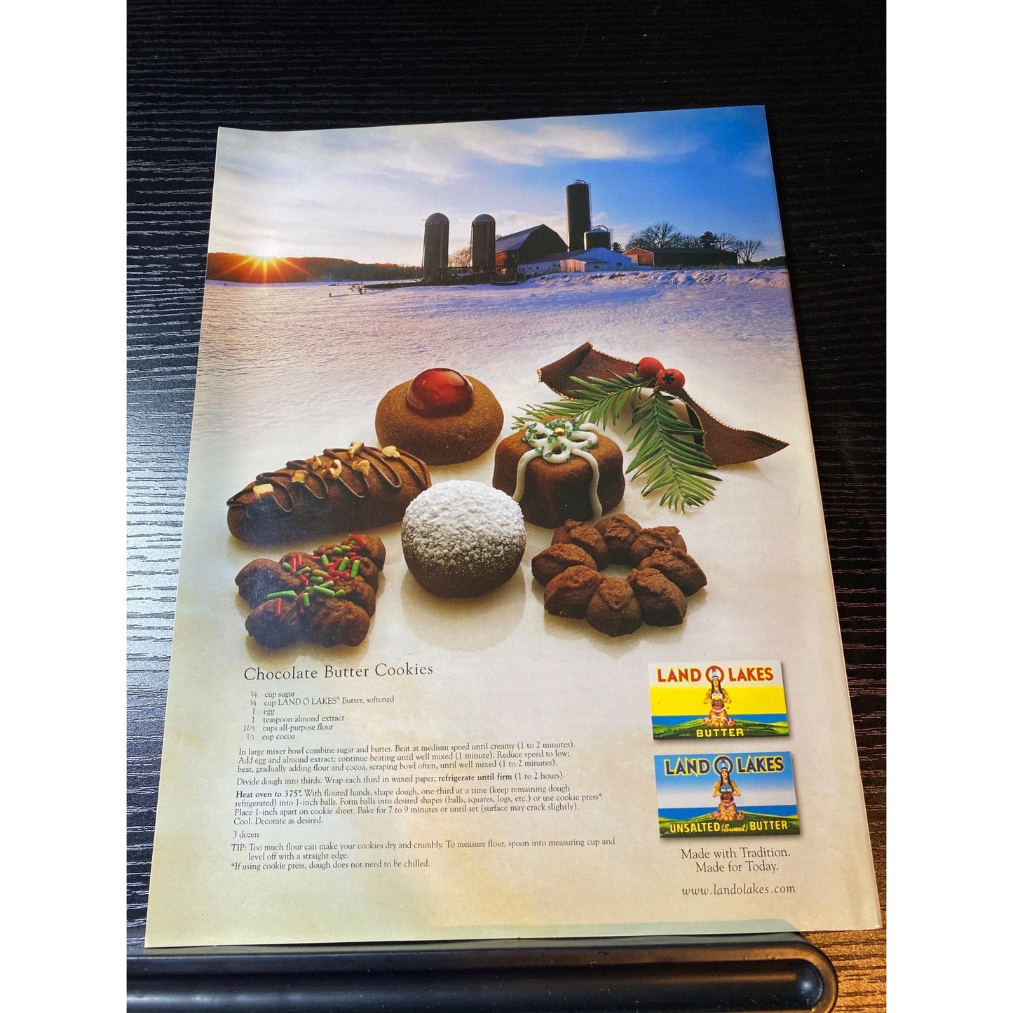 The Best Of Land OLakes Holiday Baking Cookbook Cakes Pies Breads Cookies & More