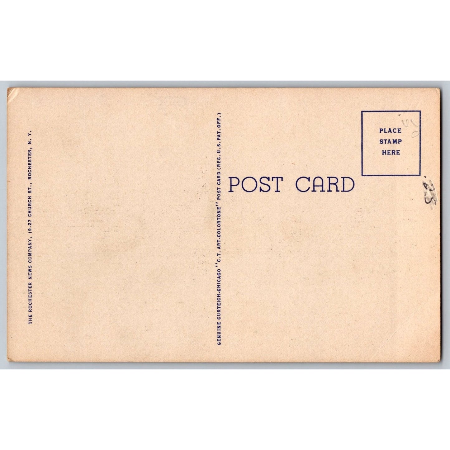 Rochester NY New York Strong Memorial Hospital University of Rochester Postcard