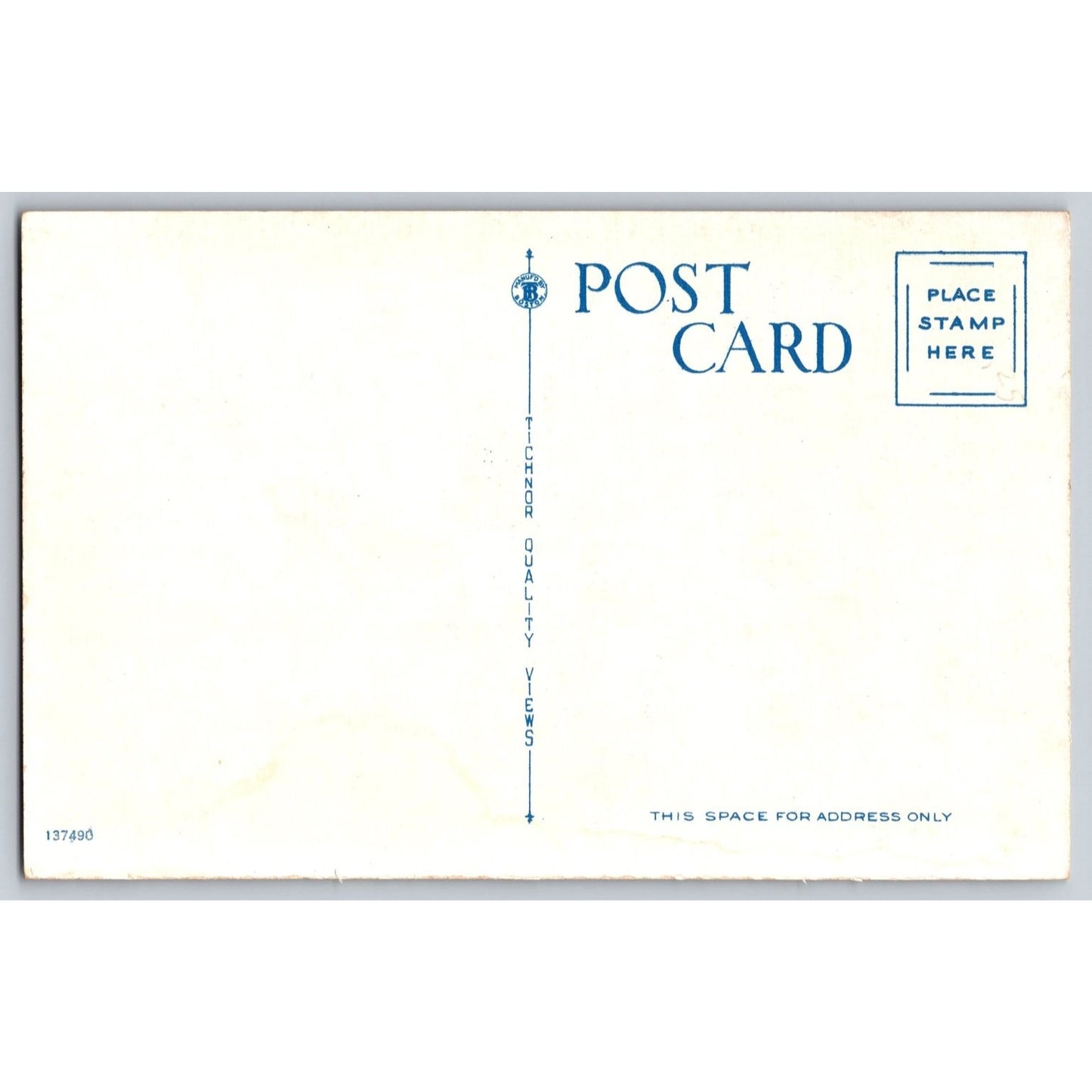 Mt Desert Island ME Acadia National Park Beach Cliff White Border Postcard