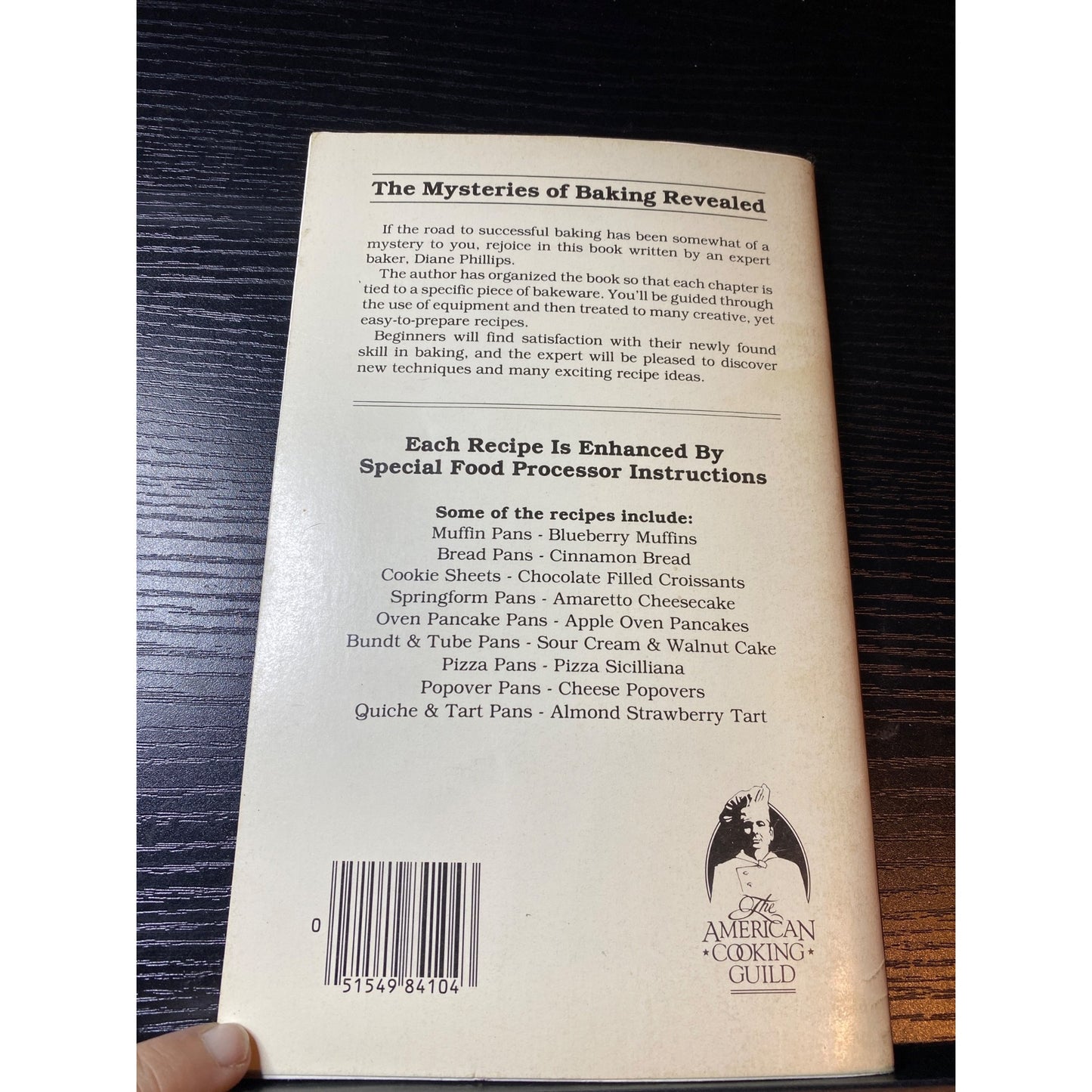 Keys To Successful Baking Diane Phillips Cookbook Booklet American Cooking Guild 1984