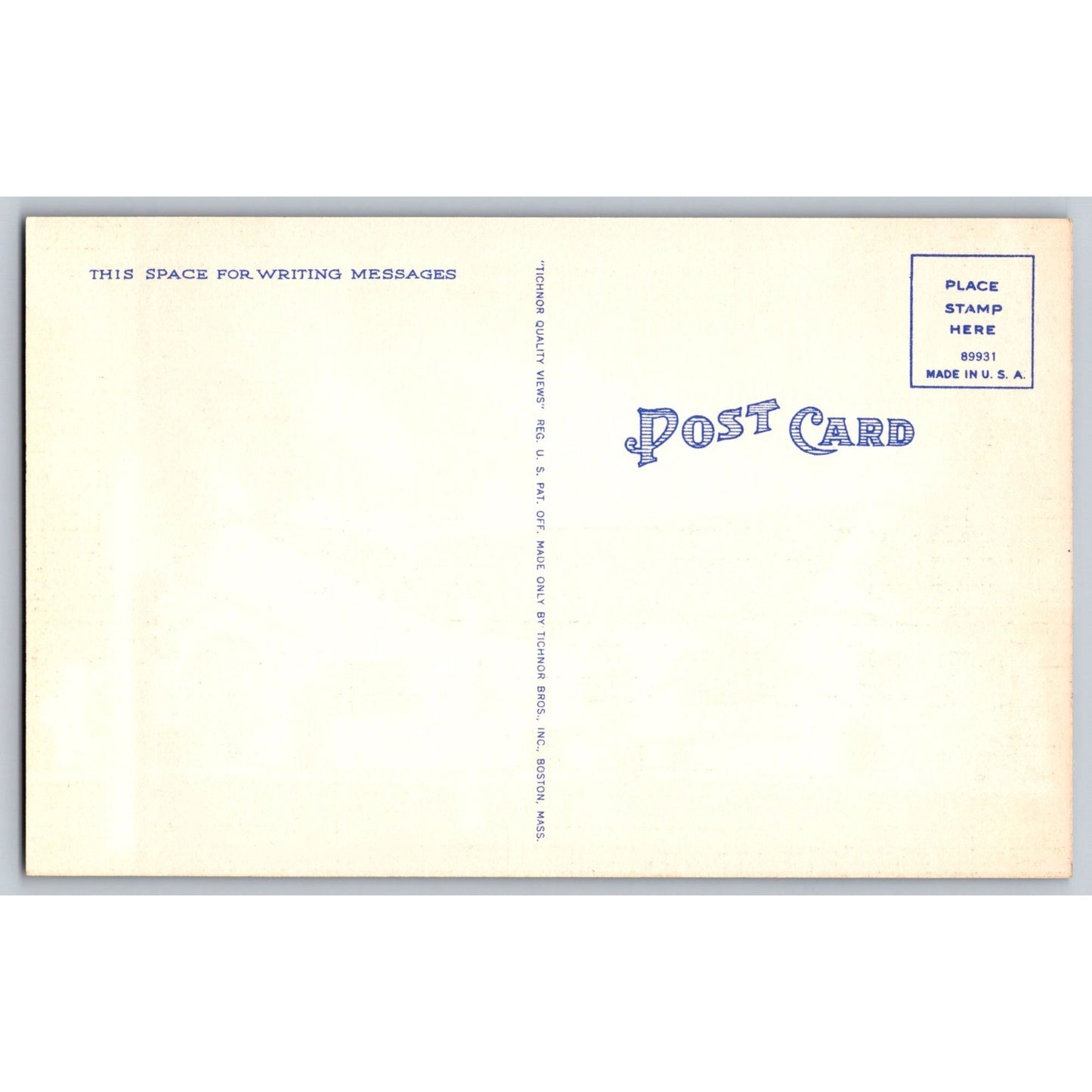 Lakeland FL Florida Community Tourist Center Unused Postcard Linen