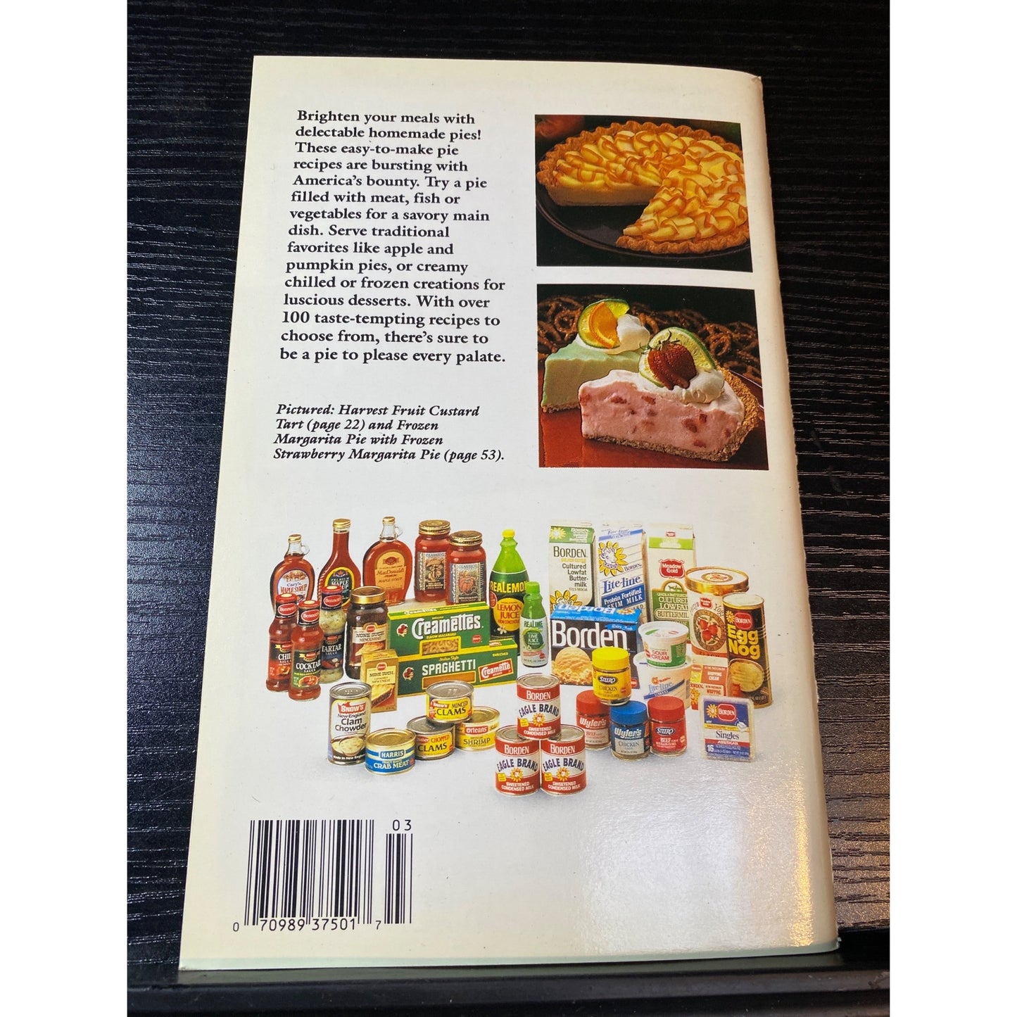 Favorite Name Brand Recipes Mar 1993 Borden Great American Pies Cookbook Booklet
