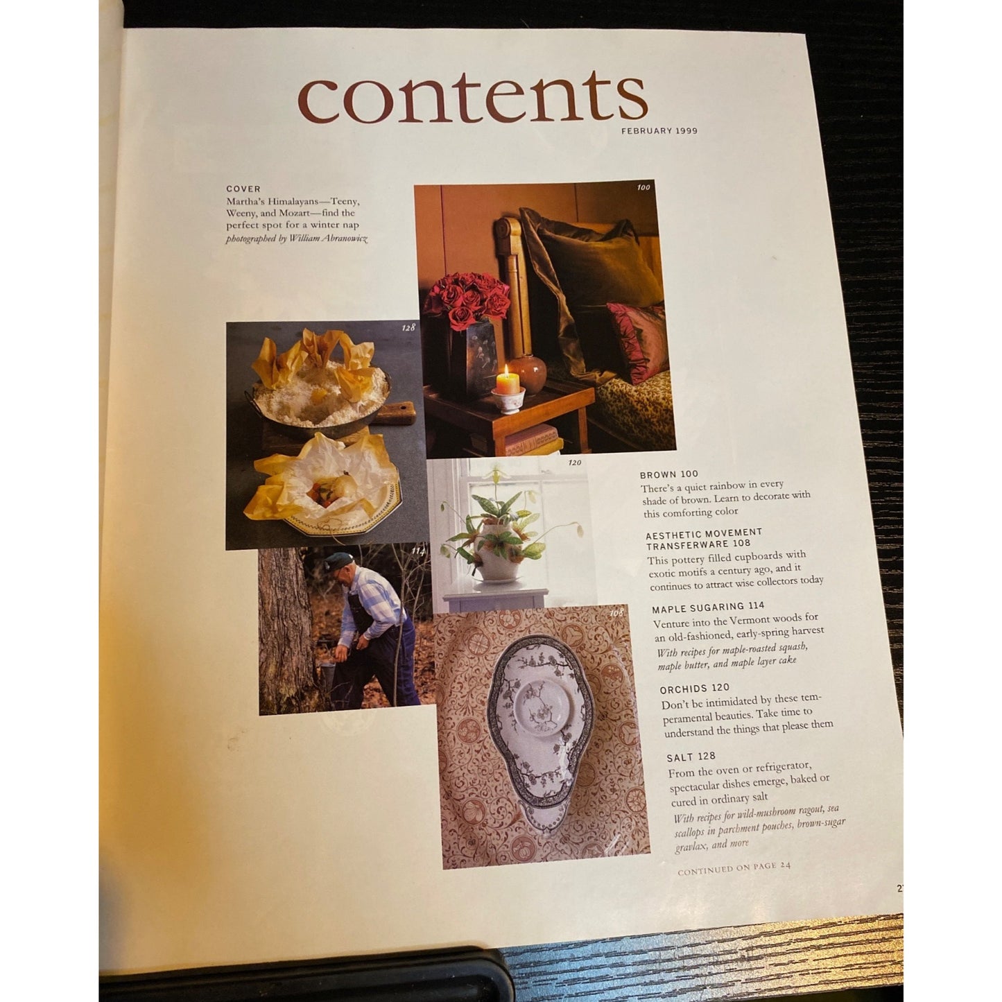 Martha Stewart Living Magazine February 1999  Home Decor Recipes Crafts & More