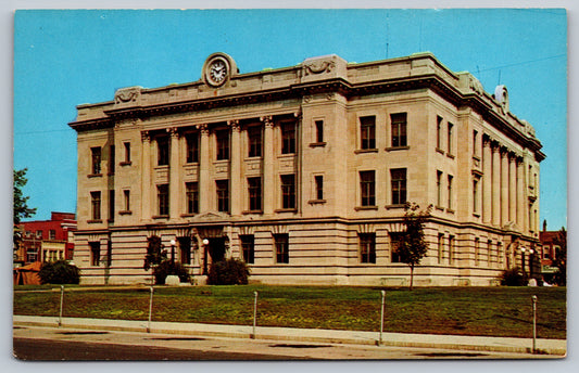 Postcard IN Indiana Sullivan County Courthouse Chrome Unused