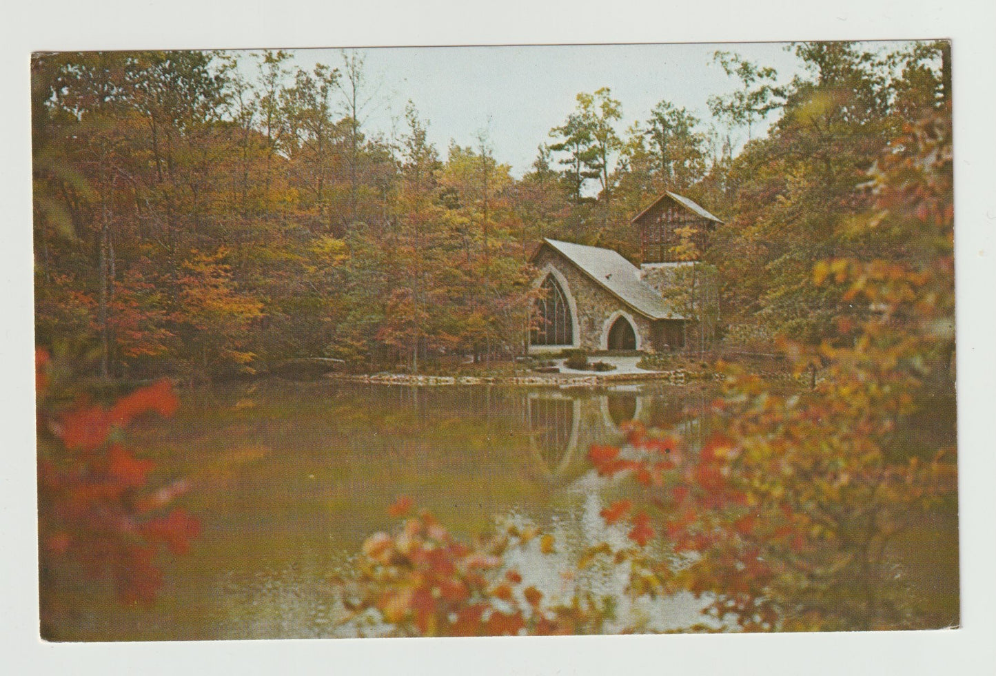 Postcard GA Georgia Pine Mountain Ida Cason Callaway Memorial Chapel Chrome Unused