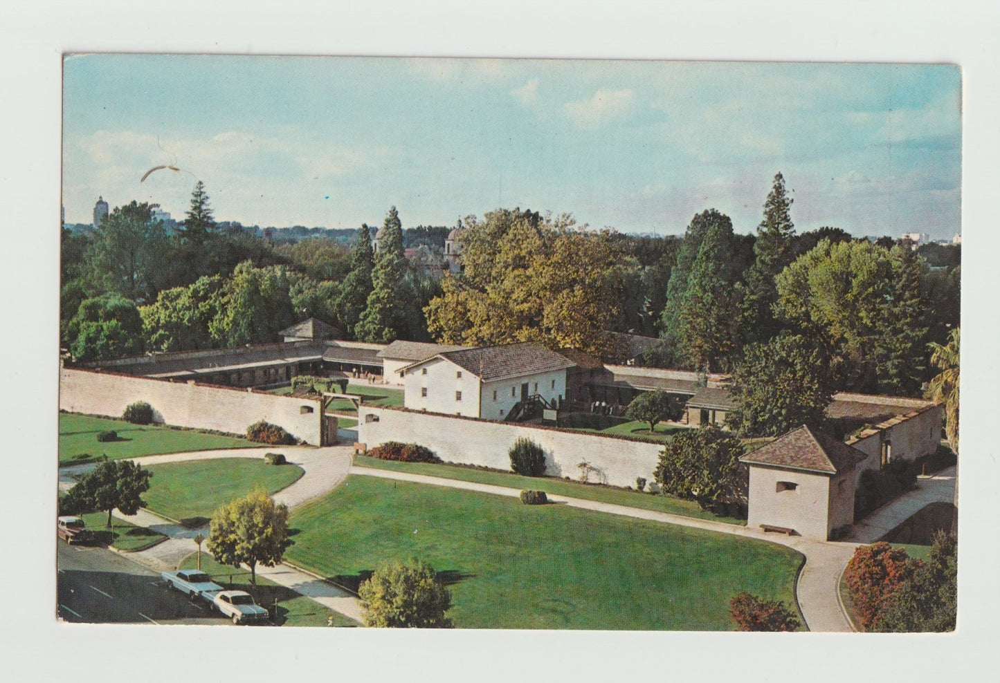 Postcard CA California Sacramento Sutter's Fort Chrome Unused