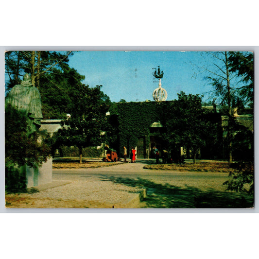 Newport News VA Virginia Mariners Museum 1957 Chrome Postcard T.L. Rowe Color Image
