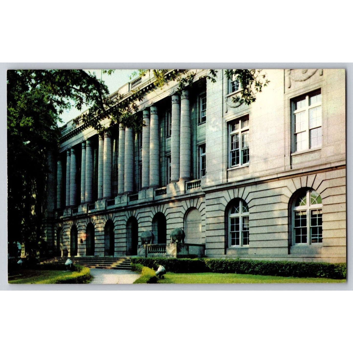 Charlotte NC North Carolina City Hall Chrome Postcard Unused