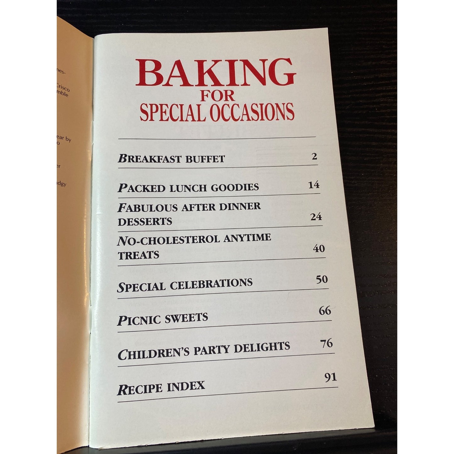 Best Recipes Duncan Hines Baking For Special Occasions Cookbook Booklet 1992