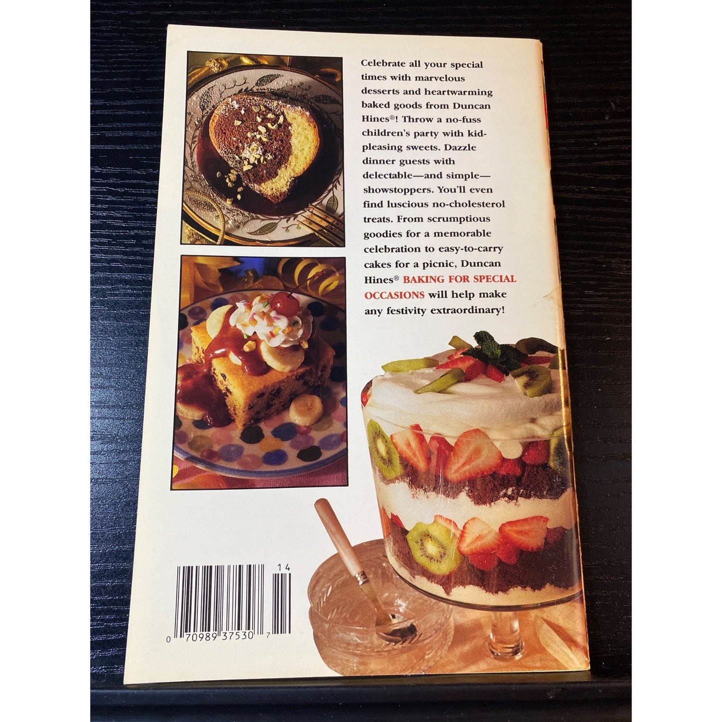 Best Recipes Duncan Hines Baking For Special Occasions Cookbook Booklet 1992