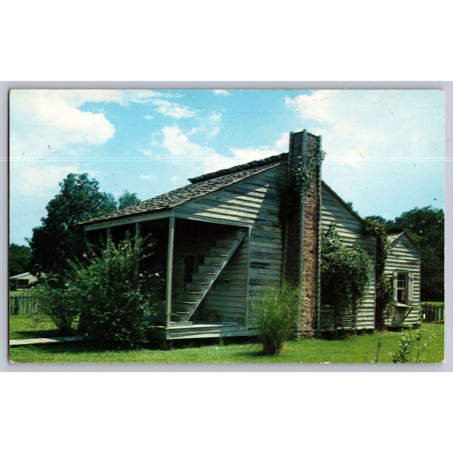St Martinville LA Louisiana Acadian Craft Shop Chrome Postcard Unused