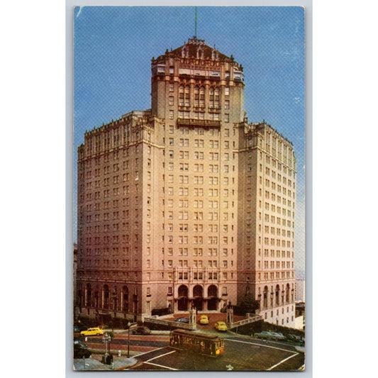 San Francisco CA California Mark Hopkins Hotel Nob Hill Postcard Kodachrome