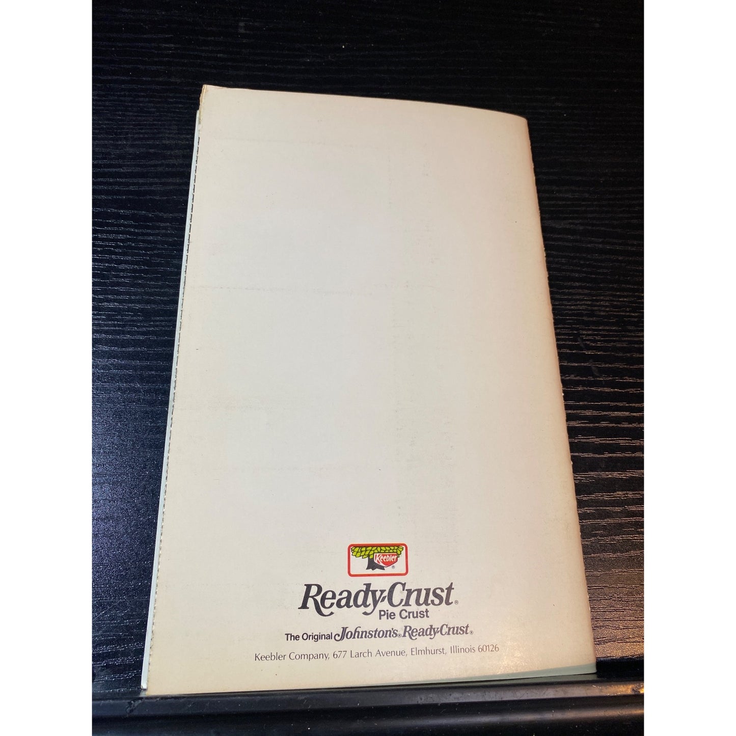 Keebler Ready Crust Fill N Eat Dessert Recipe 1970s Cookbook Booklet