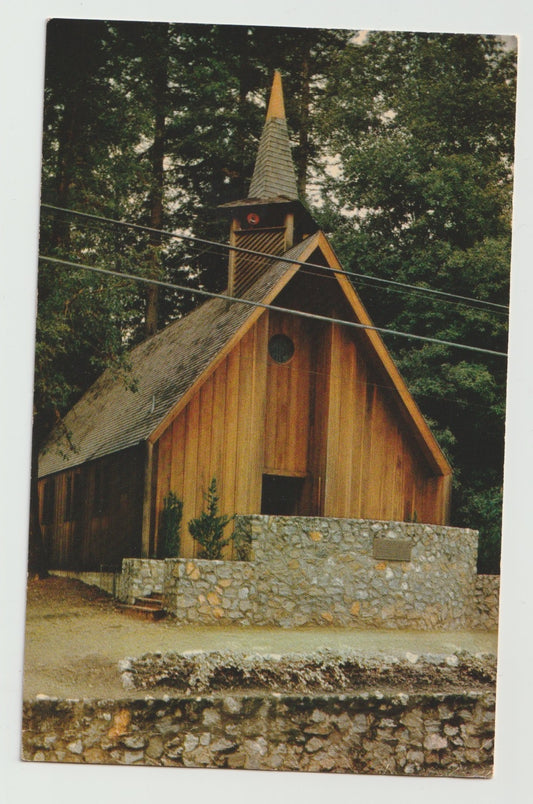 Postcard CA California Santa Cruz Mount Hermon Memorial Chapel 1968 Used