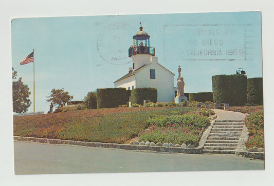 Postcard CA California San Diego Cabrillo National Monument 1969 Chrome Used