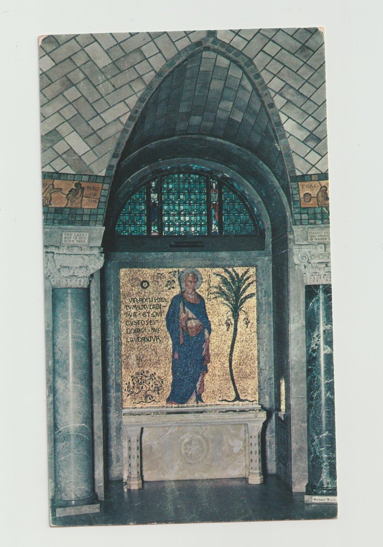 Postcard DC Washington Chapel & Altar National Shrine Immaculate 1955 Unused