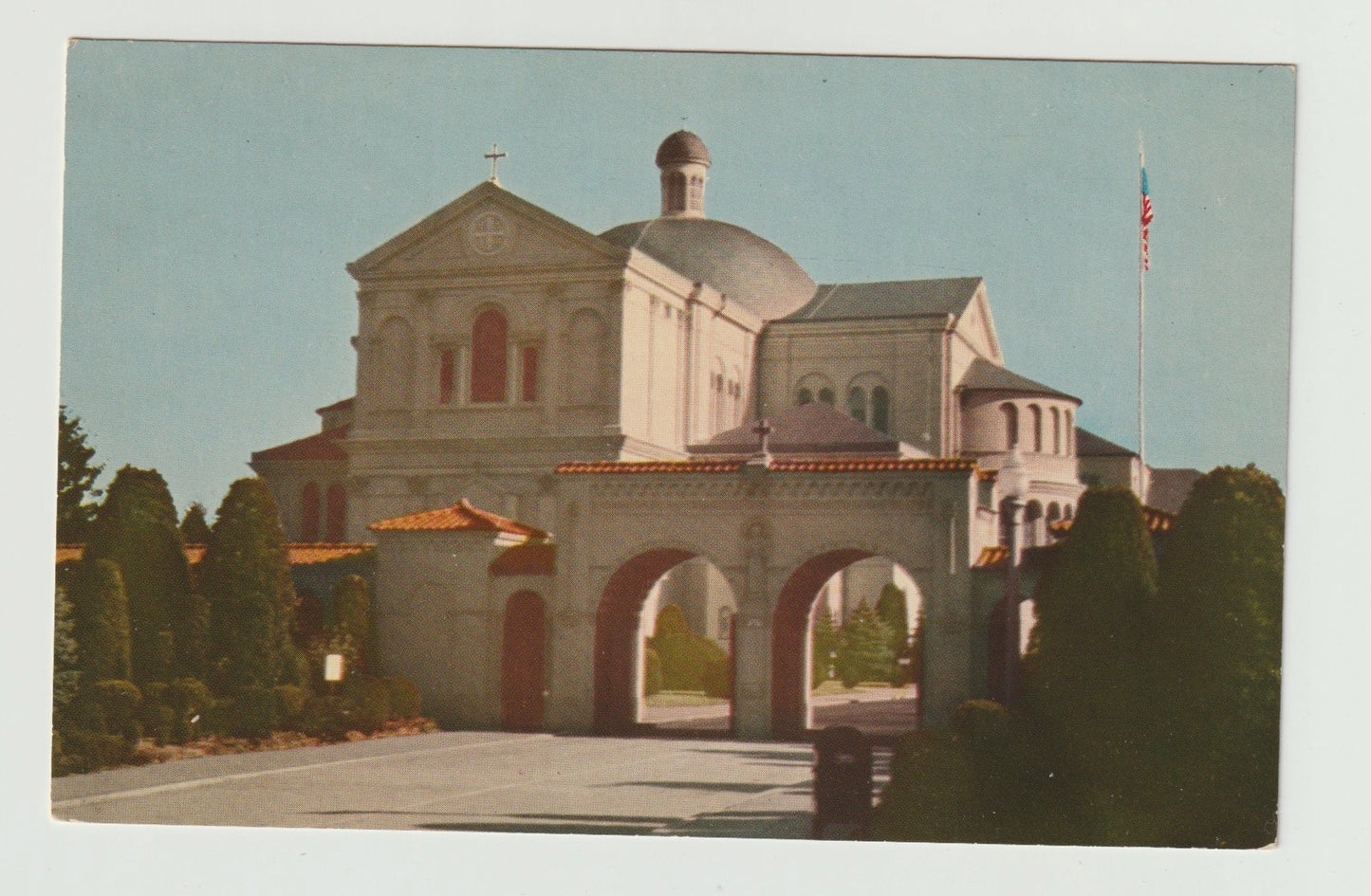 Postcard DC Washington Franciscan Monastery Chrome Unused