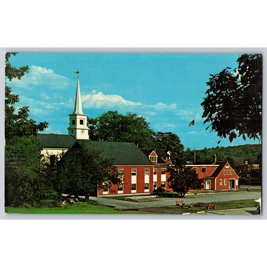 Dublin NH New Hampshire Yankee Magazine Old Farmers Almanac Postcard Used