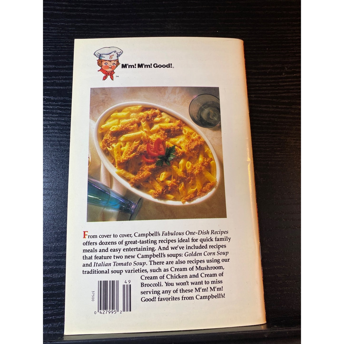 Campbells Fabulous One-Dish Recipes Cookbook Booklet 1992 Every Recipe Pictured