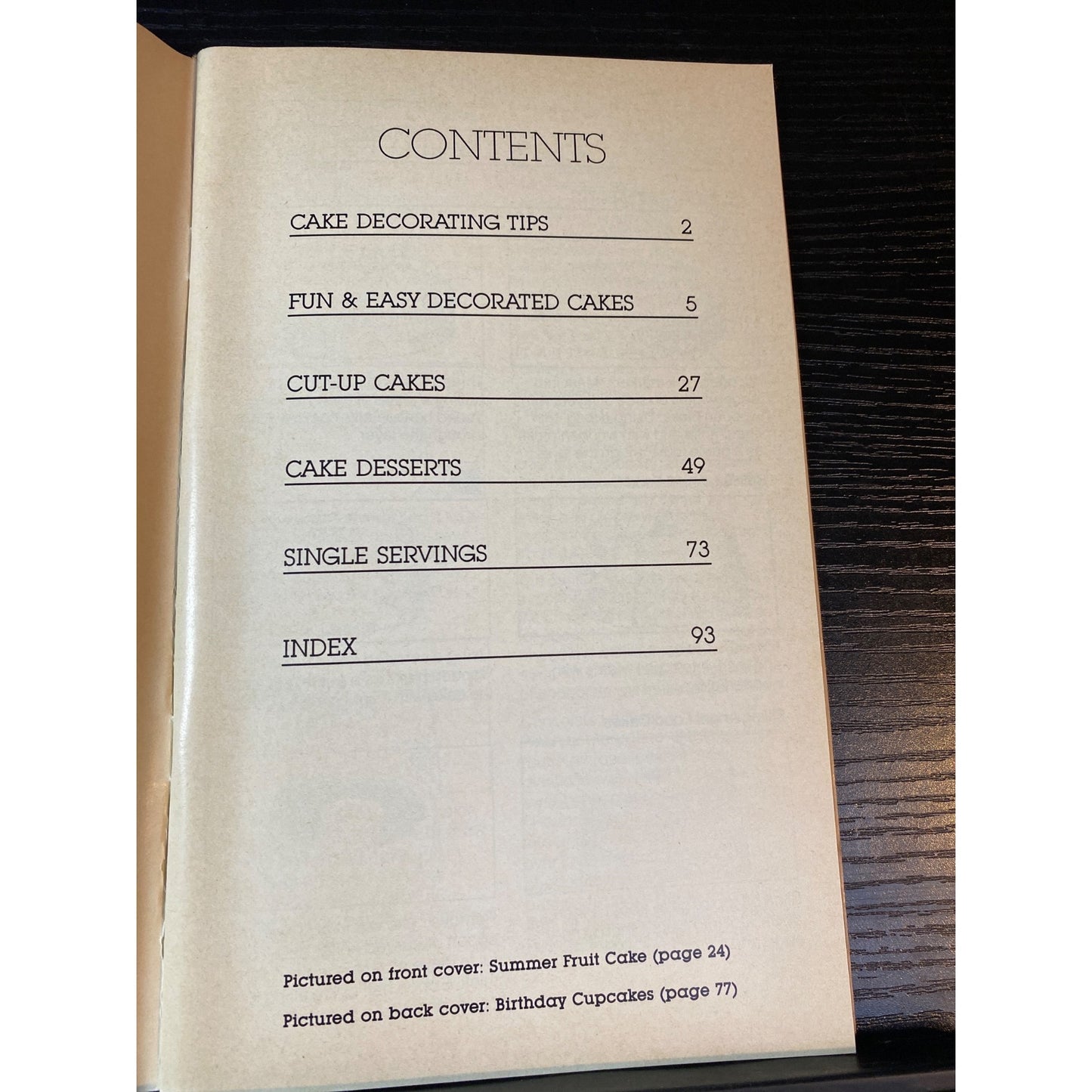 Betty Crocker Creative Cakes Recipe Cookbook 1987 Edition