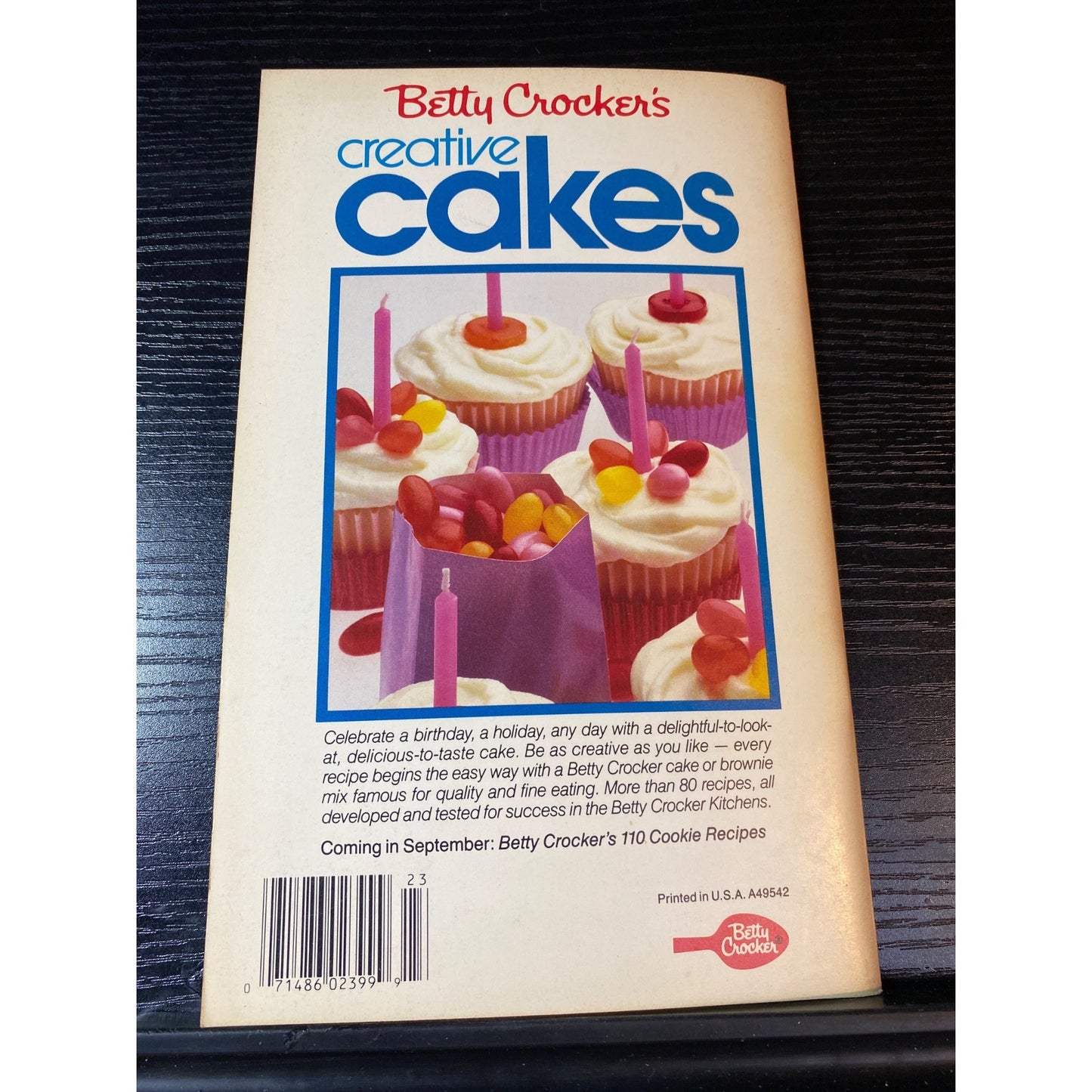Betty Crocker Creative Cakes Recipe Cookbook 1987 Edition