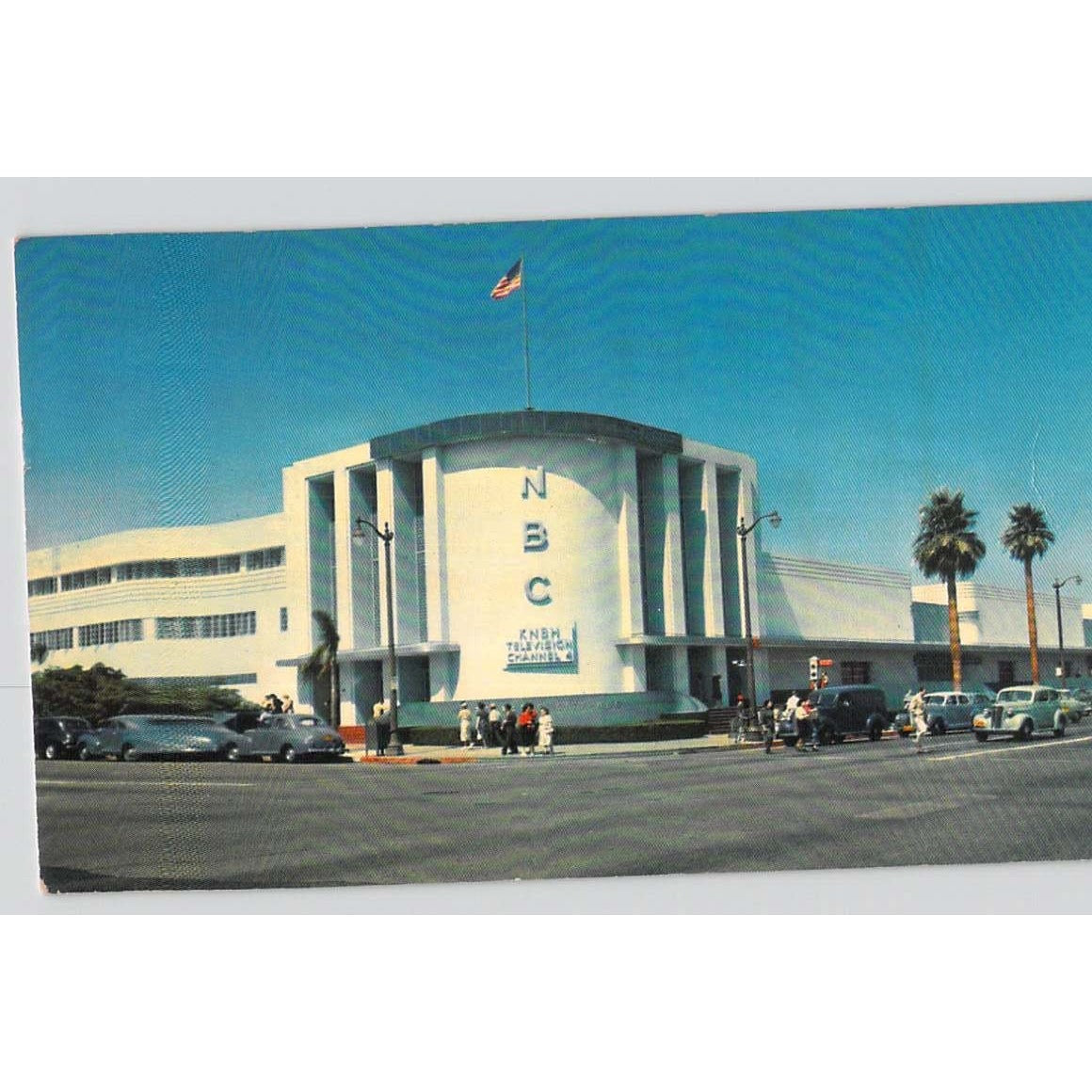 Hollywood CA California NBC Studios National Broadcasting Company 1954 Postcard