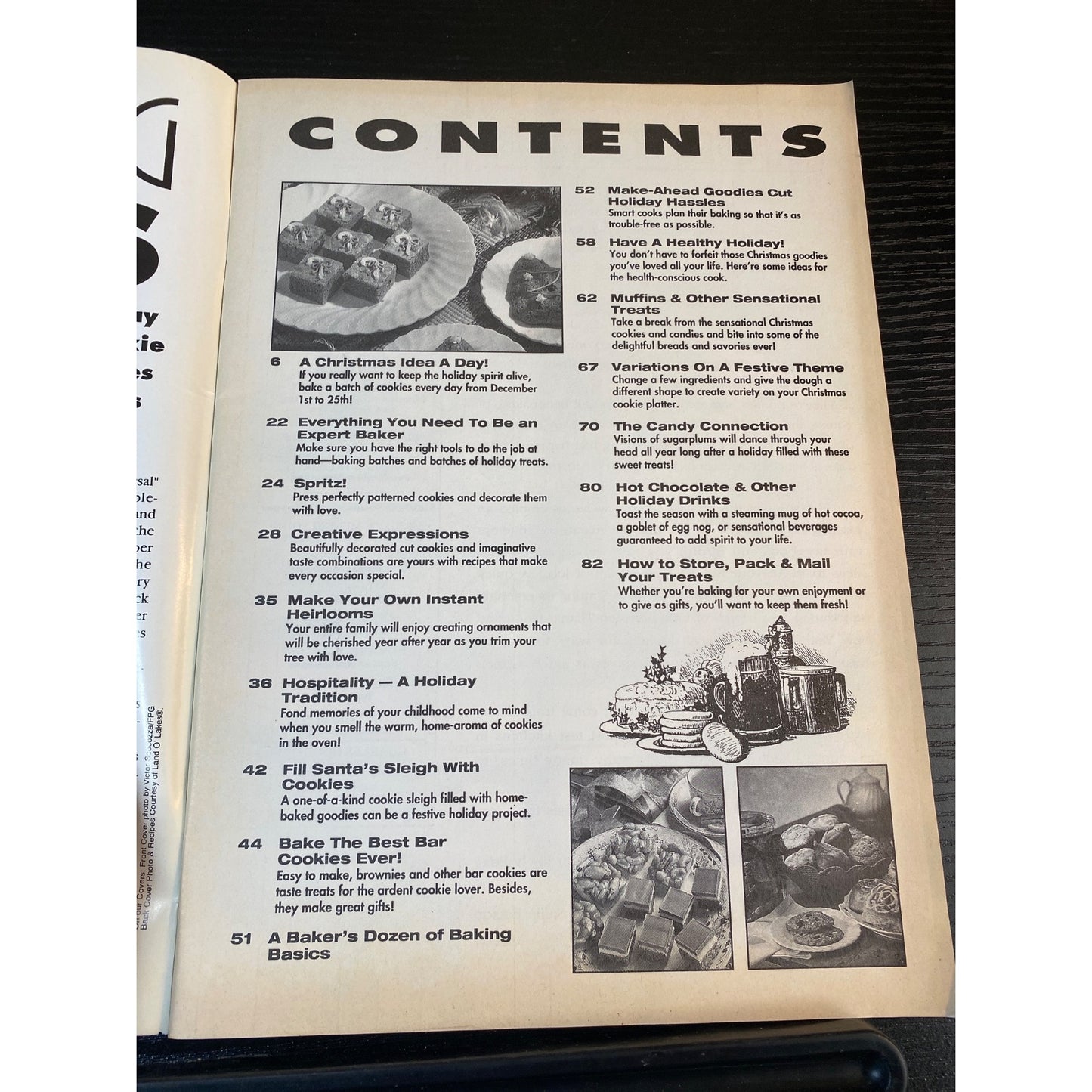 Country Accents Magazine 1996 Christmas Cookies Holiday Recipes Festive Baking