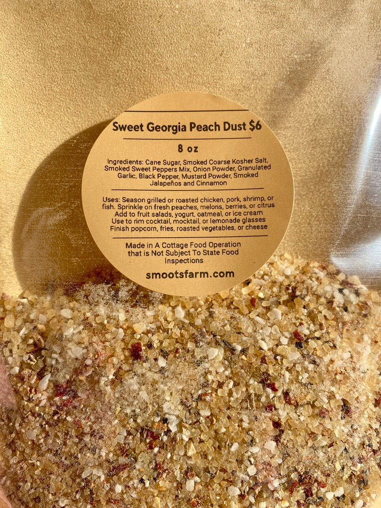 Sweet Georgia Peach Dust 8oz