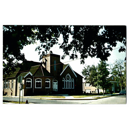 Seaford DE Delaware St John's Methodist Church Chrome Postcard Unused