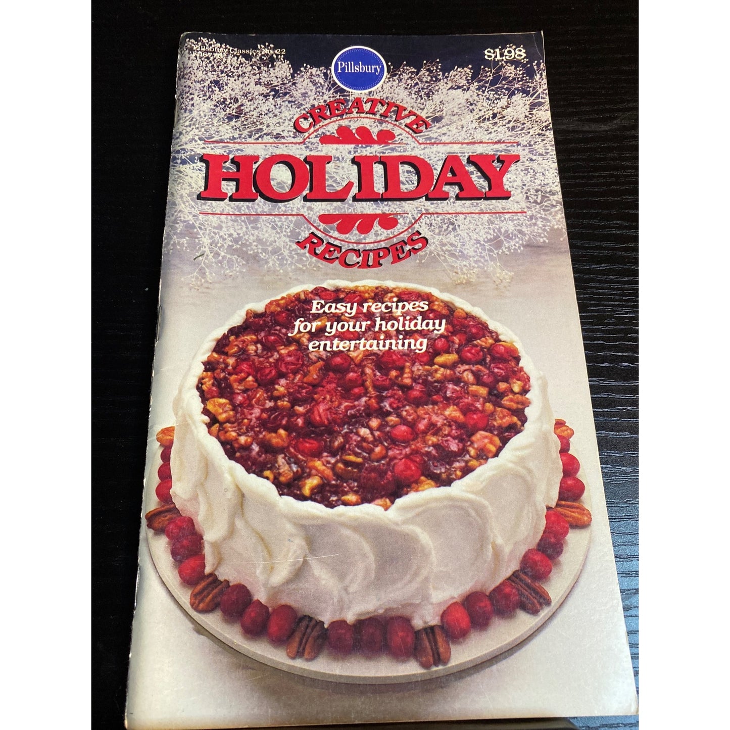 Pillsbury Creative Holiday Recipes Cookbook 1982 Softcover Booklet