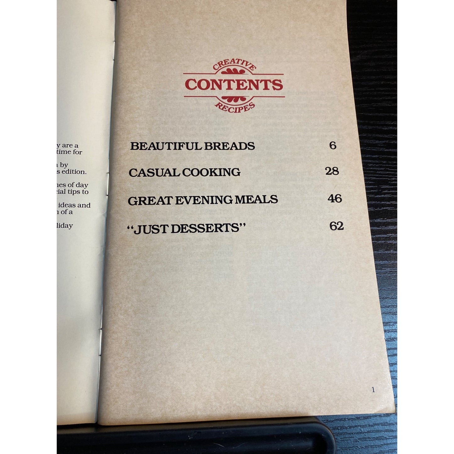 Pillsbury Creative Holiday Recipes Cookbook 1982 Softcover Booklet