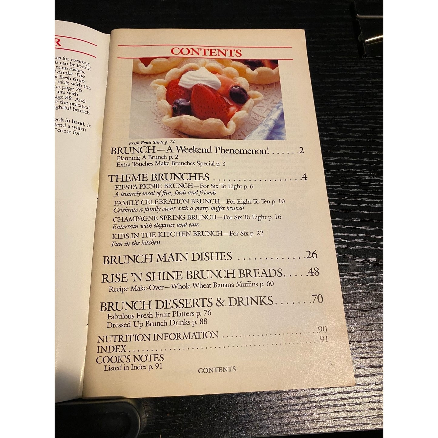 Pillsbury Classic Cookbook Booklet 1990 All New Brunch Cookbook Recipes