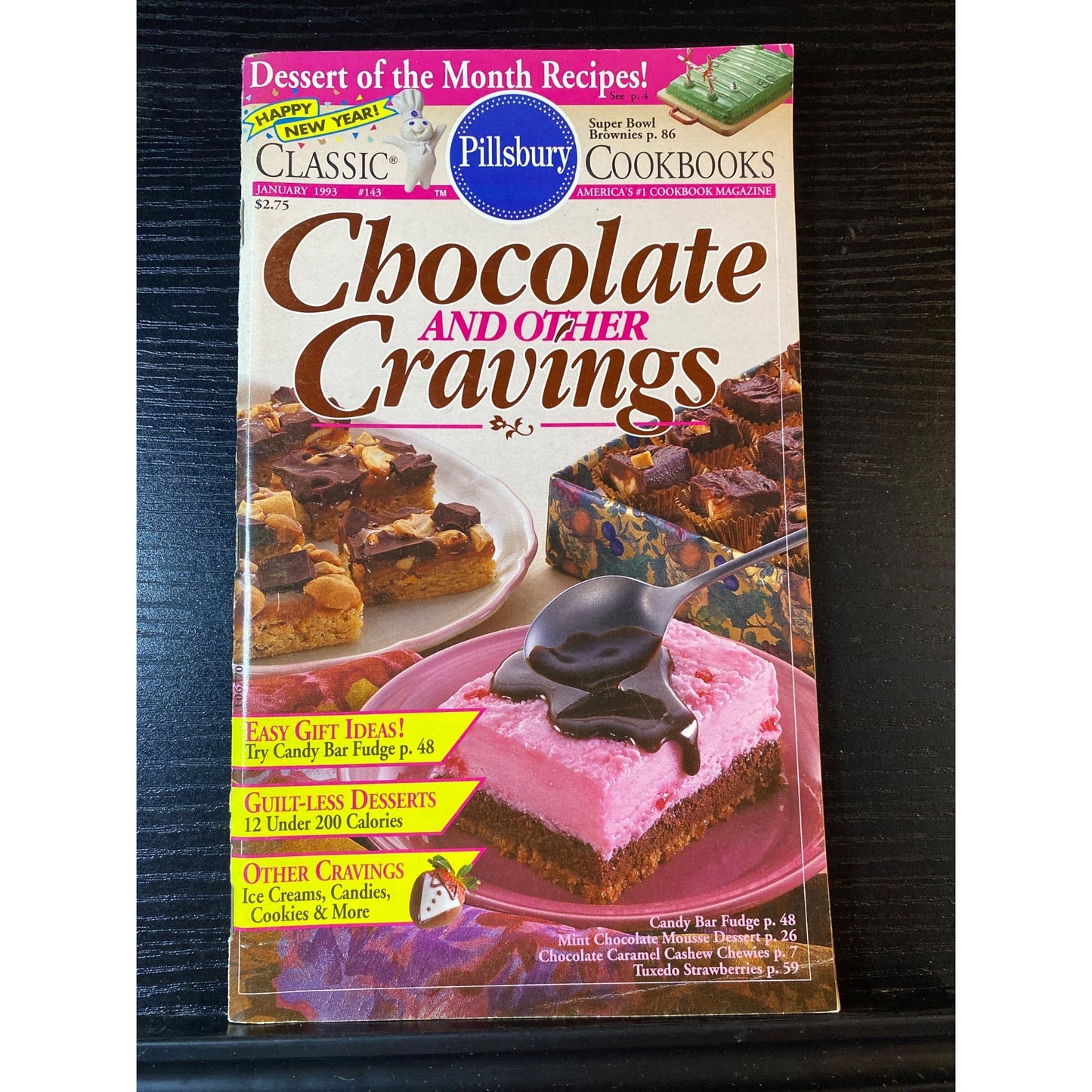 Pillsbury Classic Cookbook Booklet Jan 1993 Chocolate & Other Cravings Desserts