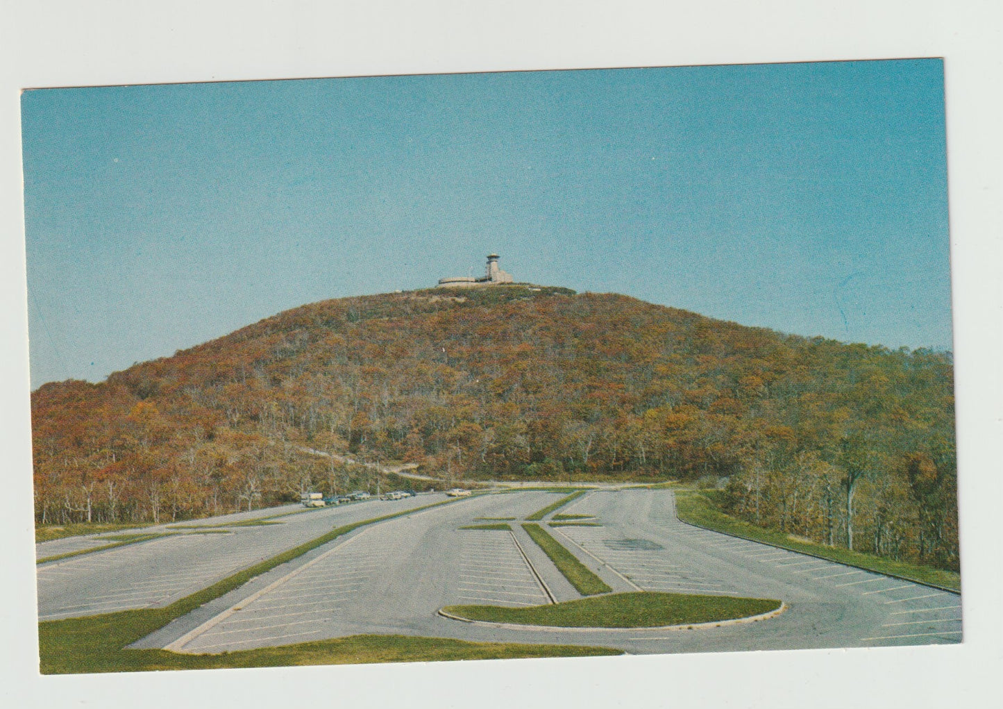 Postcard GA Georgia Brasstown Bald Highest Point Georgia Chrome Unused