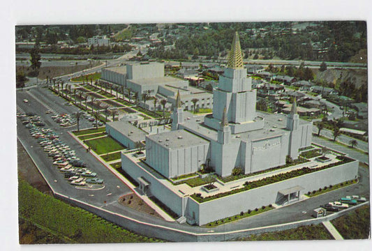 Postcard CA California Oakland Church of Jesus Christ of Latter Day Saints Illustration Chrome