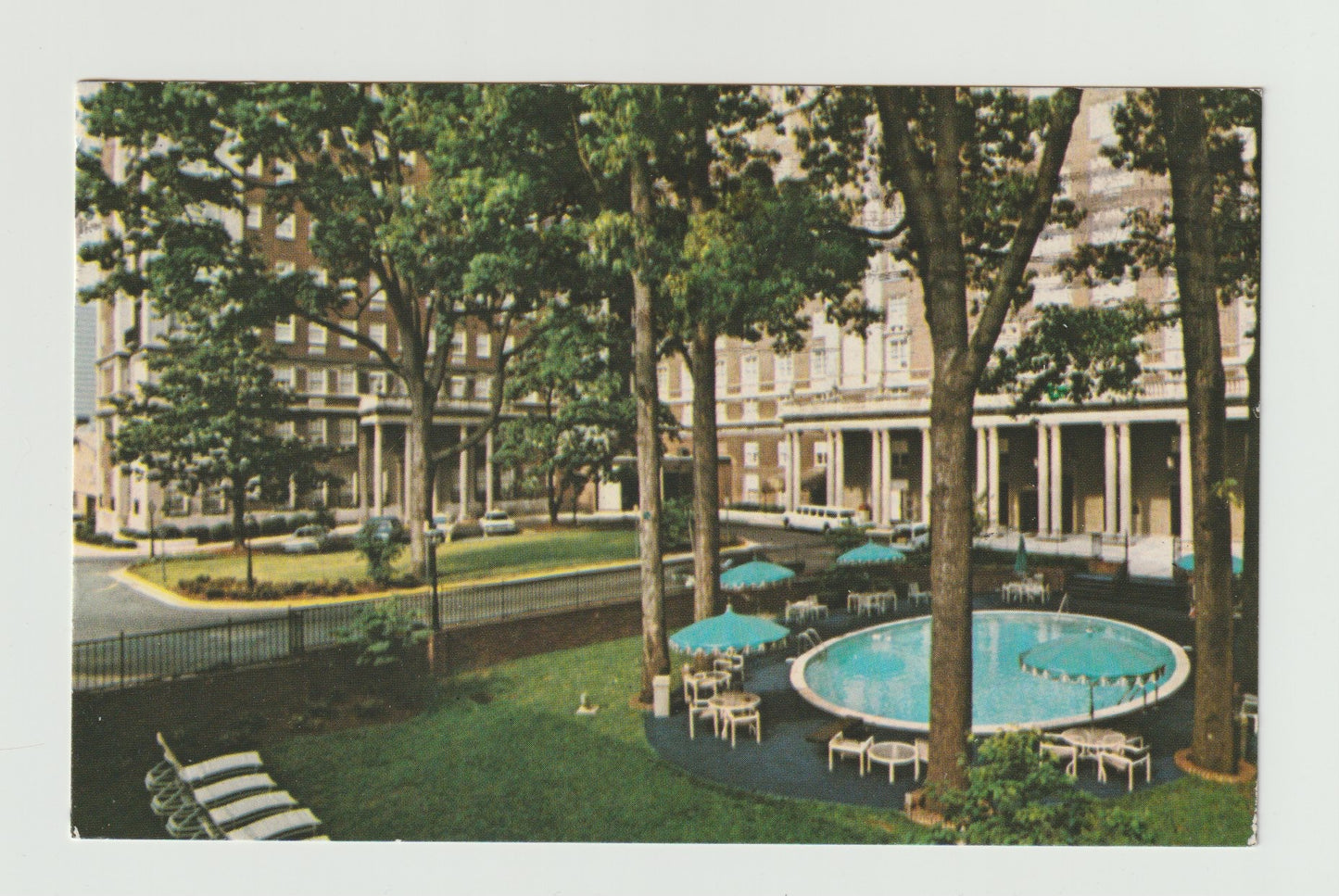 Postcard GA Georgia Atlanta Sheraton Biltmore Hotel Peachtree Street Chrome Used