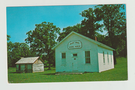 Postcard IA Iowa Scott County Pioneer Village Conservation Board Chrome Unused