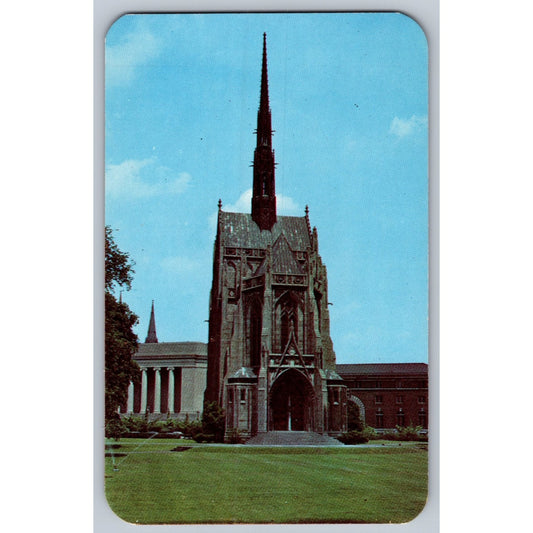 Pittsburg PA Pennsylvania University Heinz Memorial Chapel Chrome Postcard