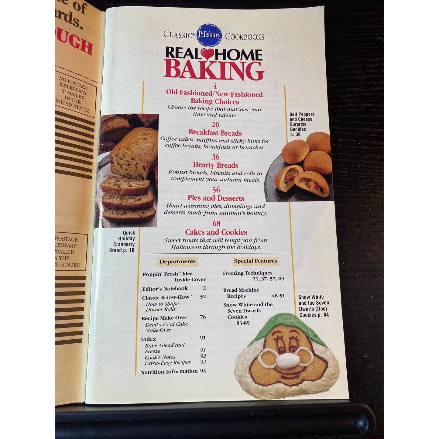 Pillsbury Classic Real Home Baking Cookbook Booklet Nov 1994