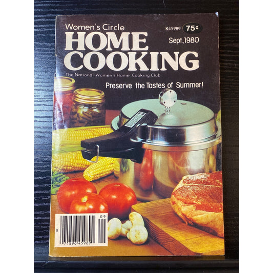 Womens Circle Home Cooking Magazine September 1980 Volume 8 Issue 9 Recipes & Tips
