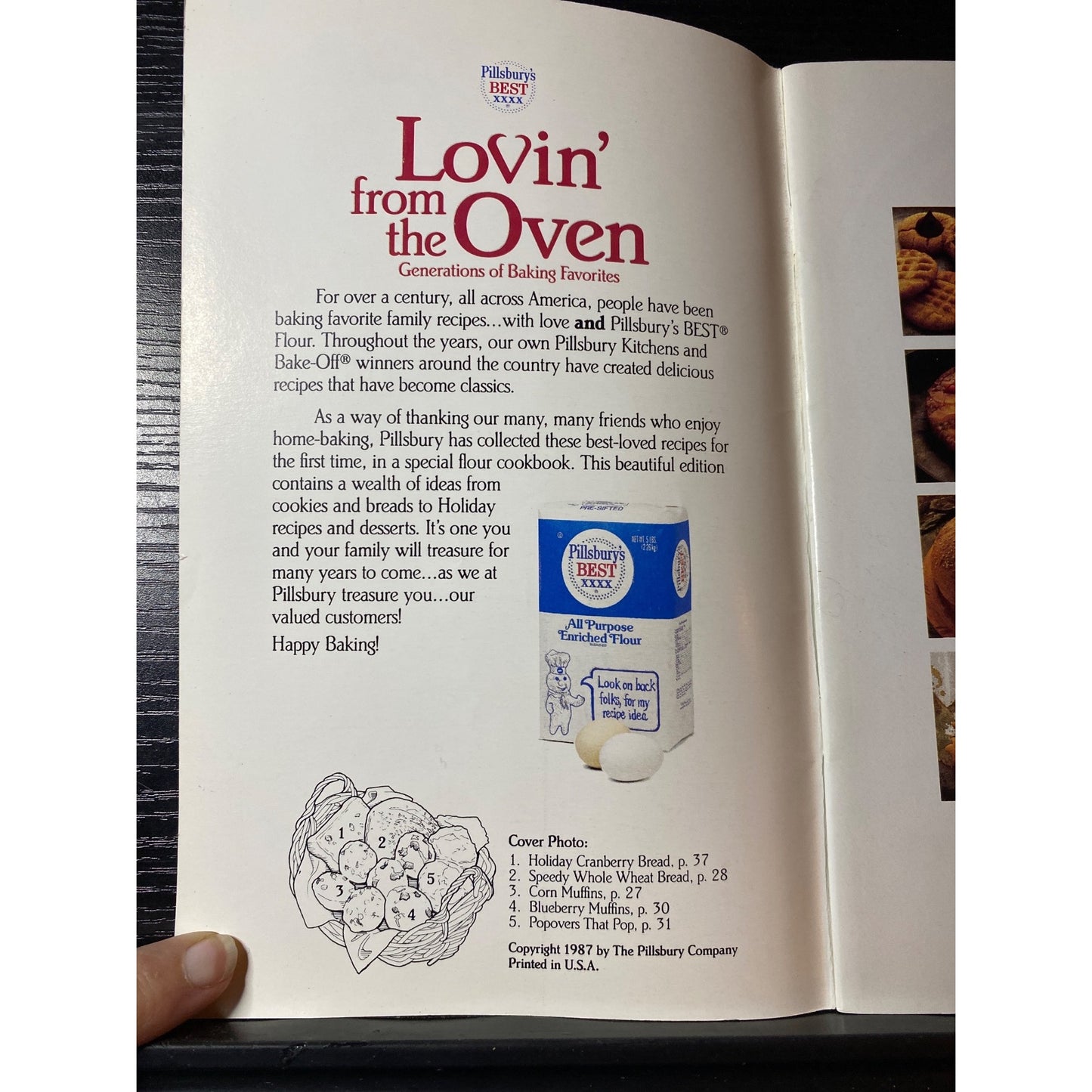 Pillsbury Lovin From The Oven Recipe Cookbook Booklet 1980s Baking Favorites