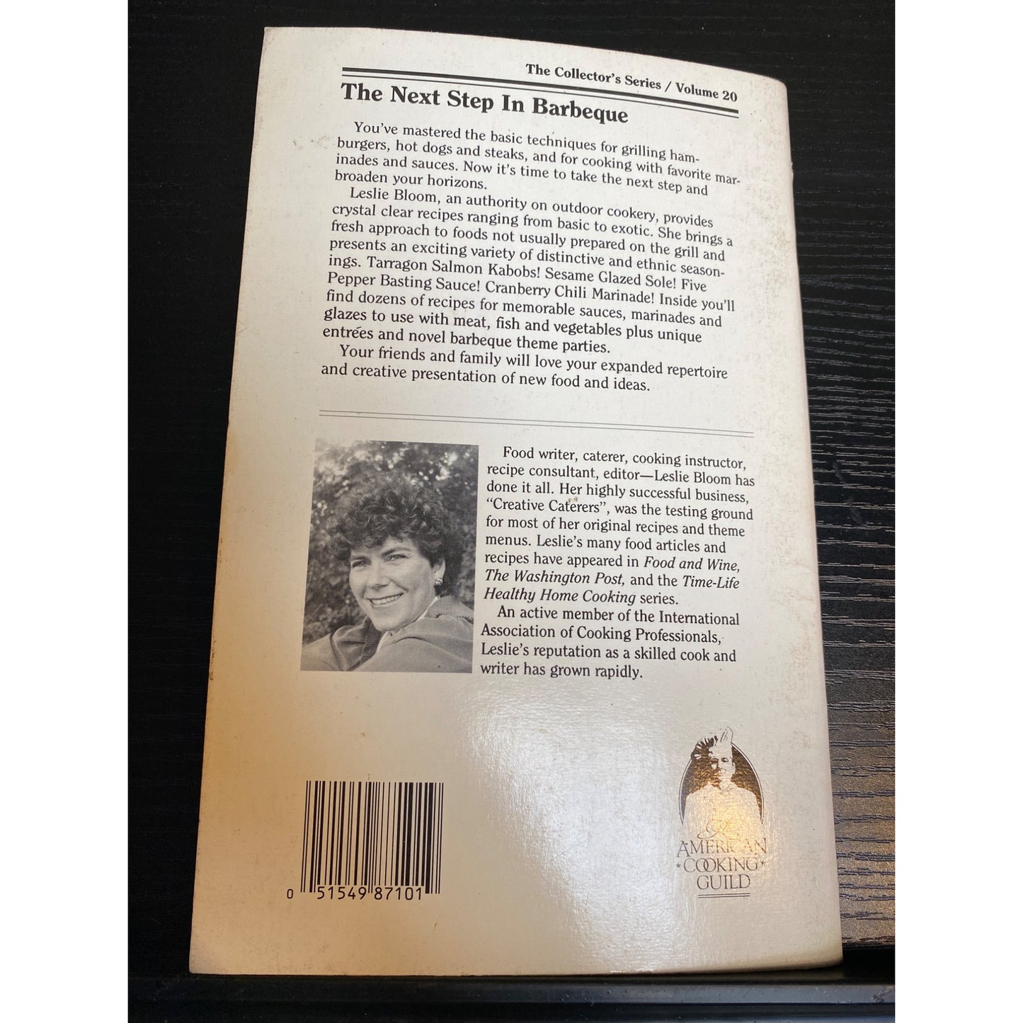 Cookbook Booklet Barbeque Cookbook Leslie Bloom Sizzling Fireside 1987 BBQ