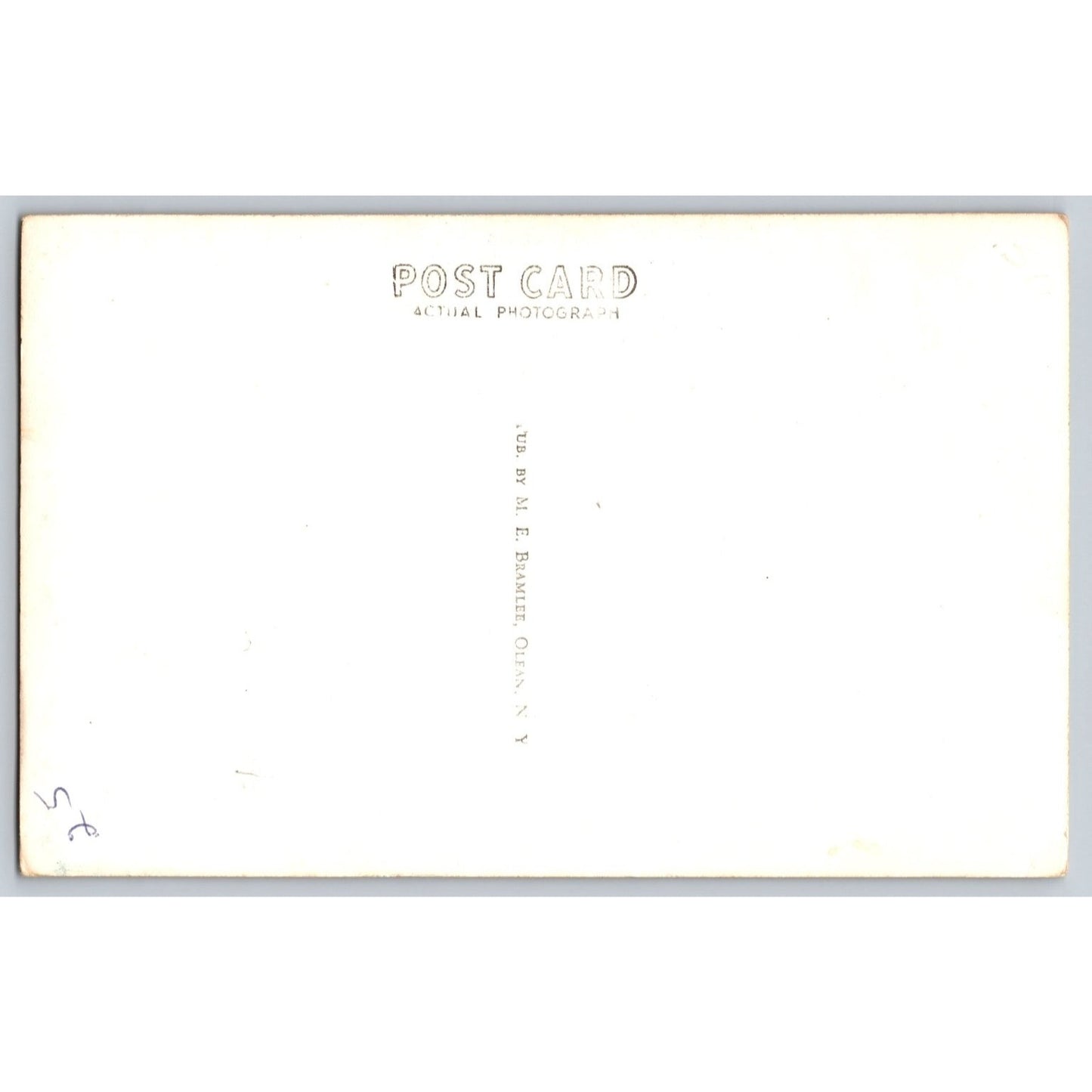 RPPC Belmot NY New York Horse Shoe Falls Genesee River Real Photo Postcard