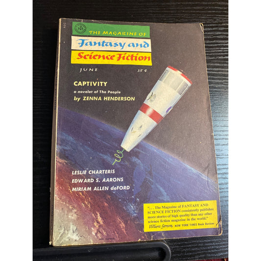 The Magazine Of Fantasy & Science Fiction June 1958 Volume 14 No. 6