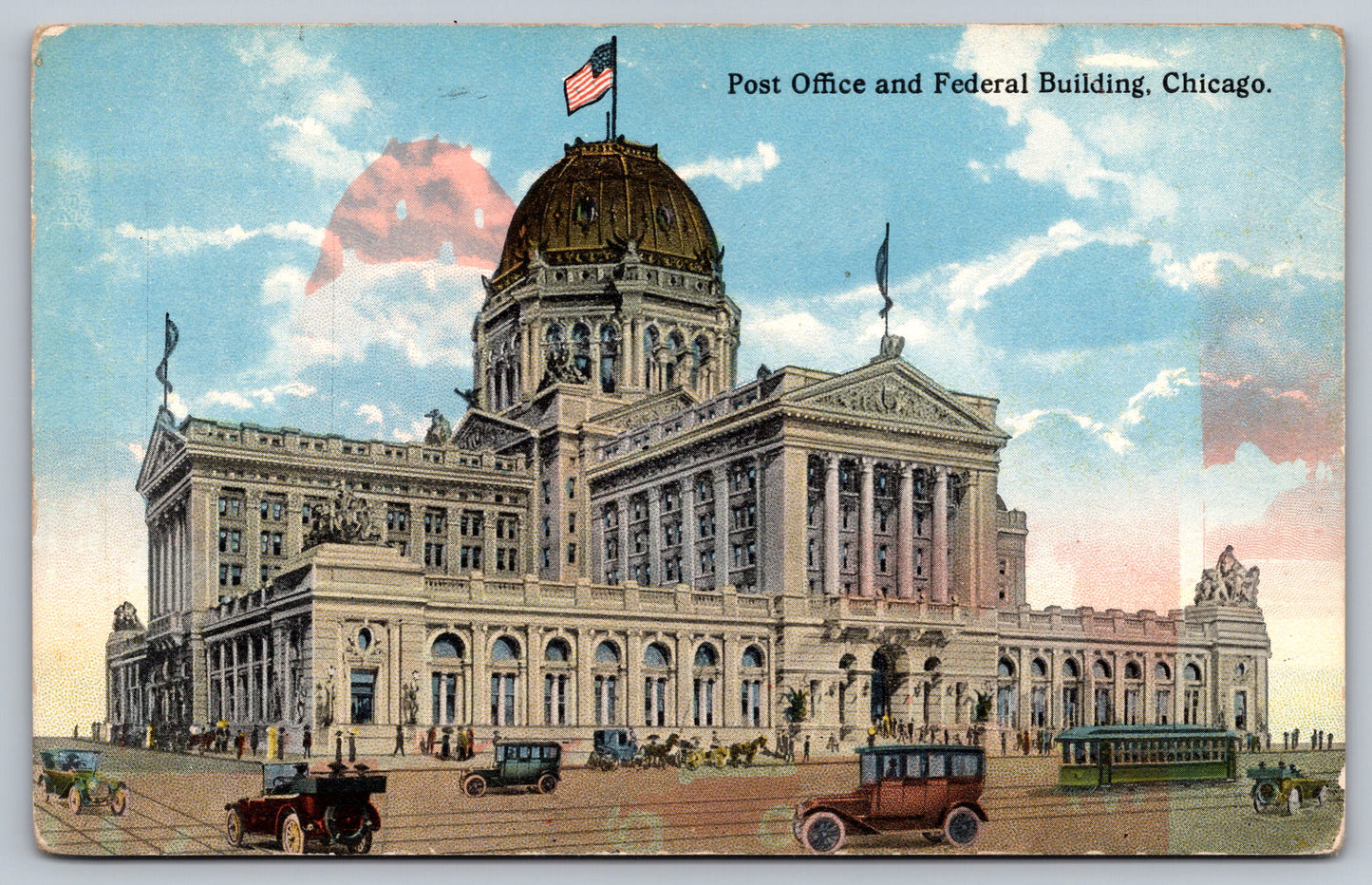 Postcard IL Illinois Chicago Federal Boulevard Early 1900s Divided Unused